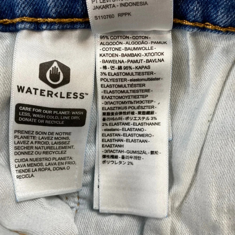 Levis 505 Jeans Mens 40x32 Medium Wash Regular Fit Straight Leg Stretch 2023